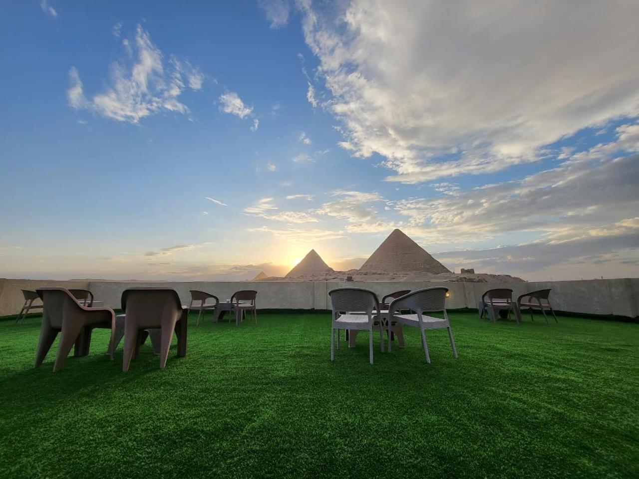 Best Four Pyramids View Kafret el-Gabal Exterior foto